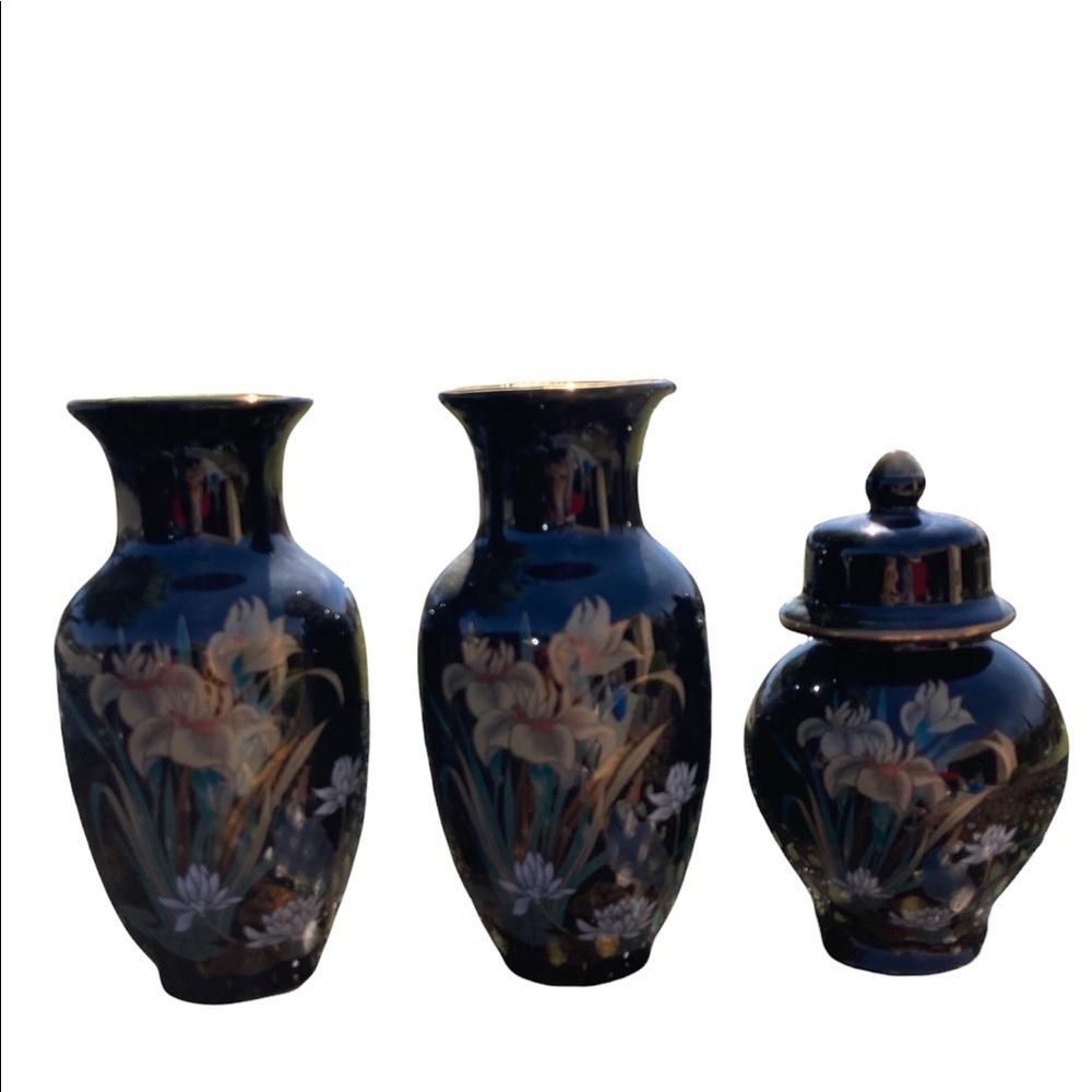 Authentic Japanese Mini Jars Vintage - Picture 2 of 3